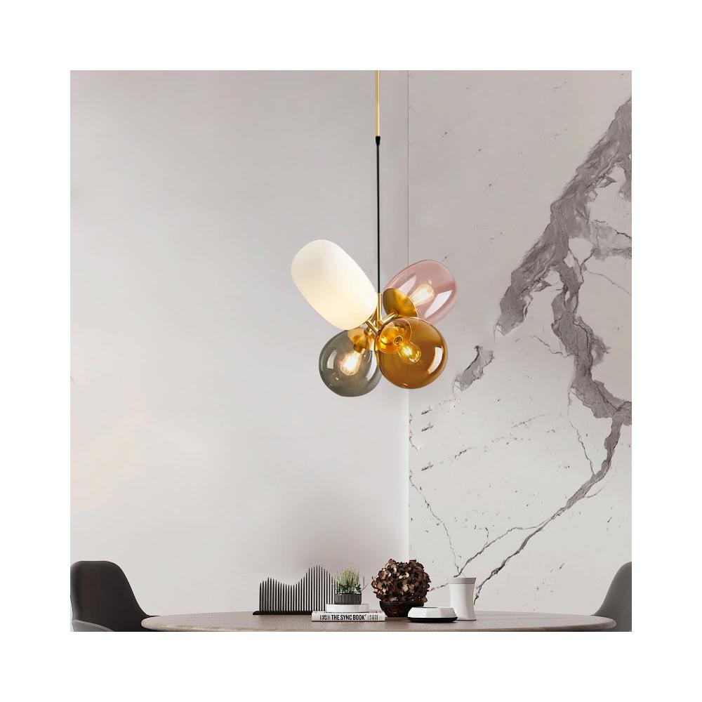 Deckenlampe Glas multicolour APP436-4C