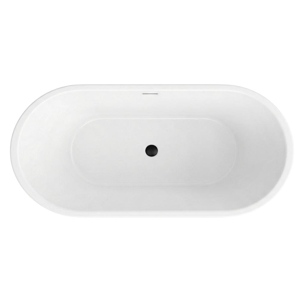 Μπανιέρα ανεξάρτητης τοποθέτησης,  ακρυλική  Olivia 170 εκ.