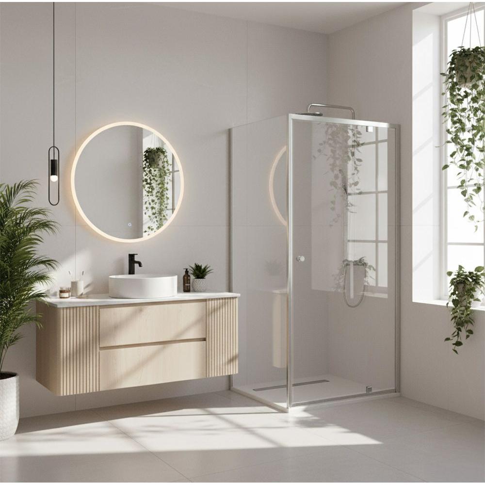 Rea suihkukaappi Rea Primo Swing 80x90 Chrome