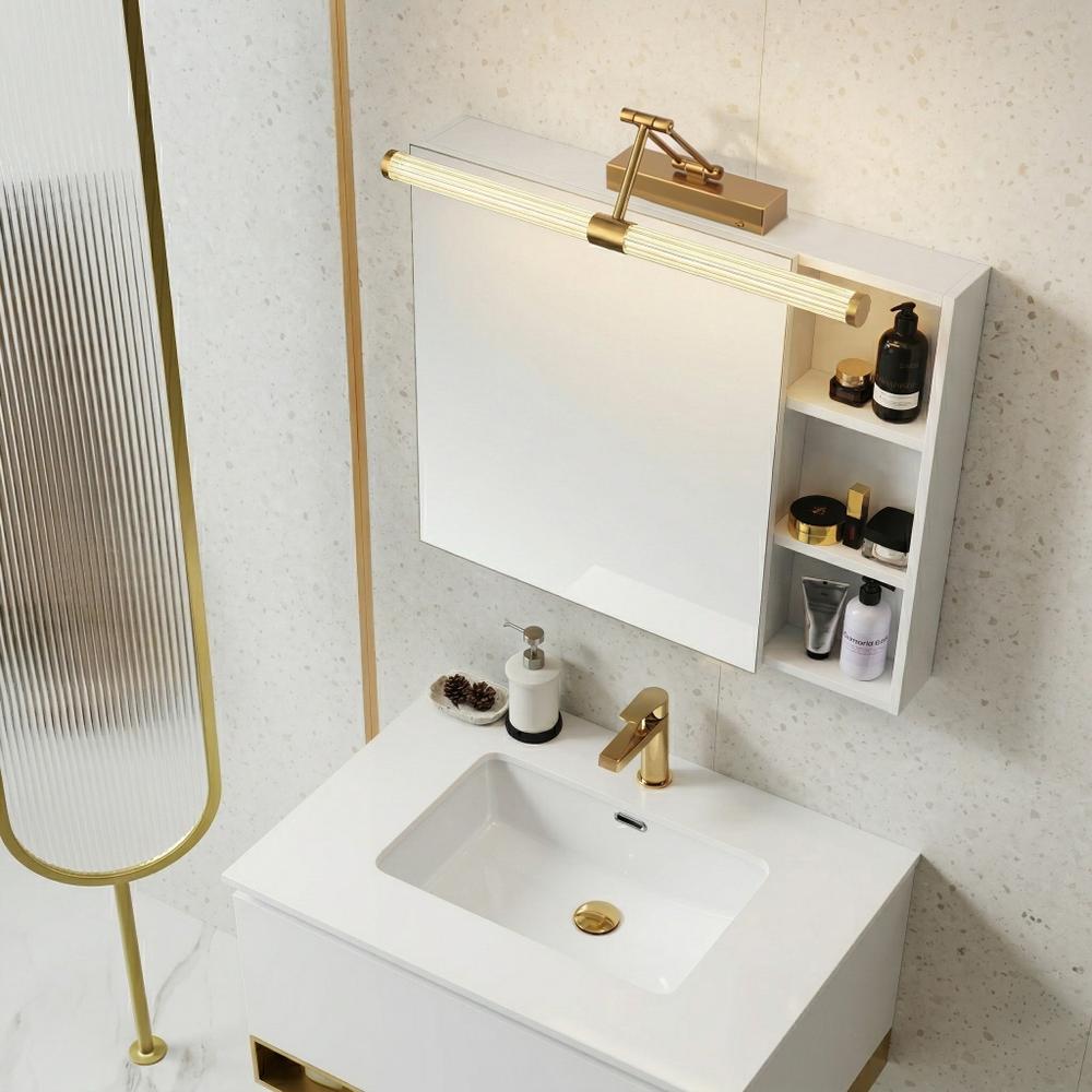 Kinkiet łazienkowy LED APP1900-1W 60cm Złoty Szczotkowany