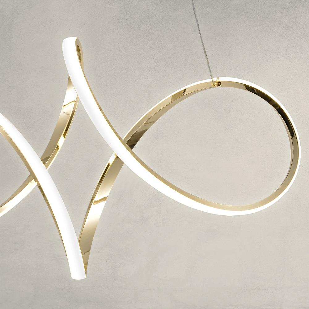 LED-Hängeleuchte G081-1CP Gold