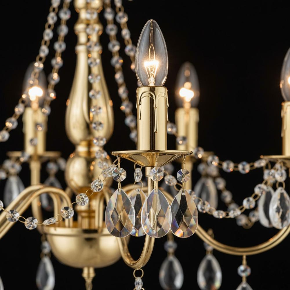 Deckenleuchte EBT015-5CP Gold