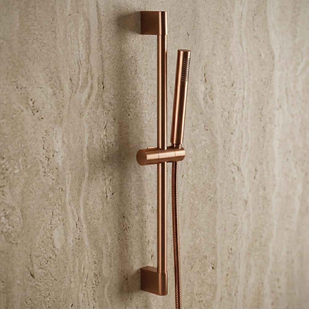Hand shower holder 01 Brush Copper