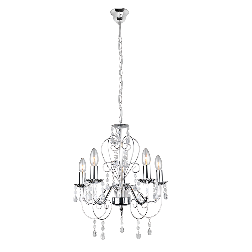 Deckenleuchte EBT008-5CP CHROME