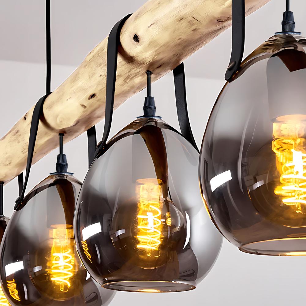 Deckenlampe APP1775-4CP WOOD GREY