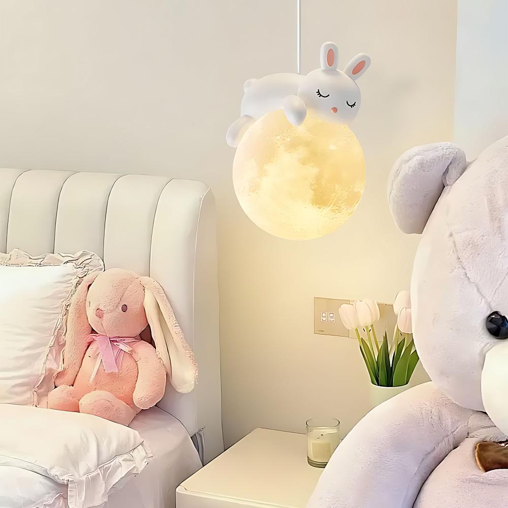 LAMPA ŚCIENNA KINKIET ŚPIĄCY KRÓLICZEK G165-1W