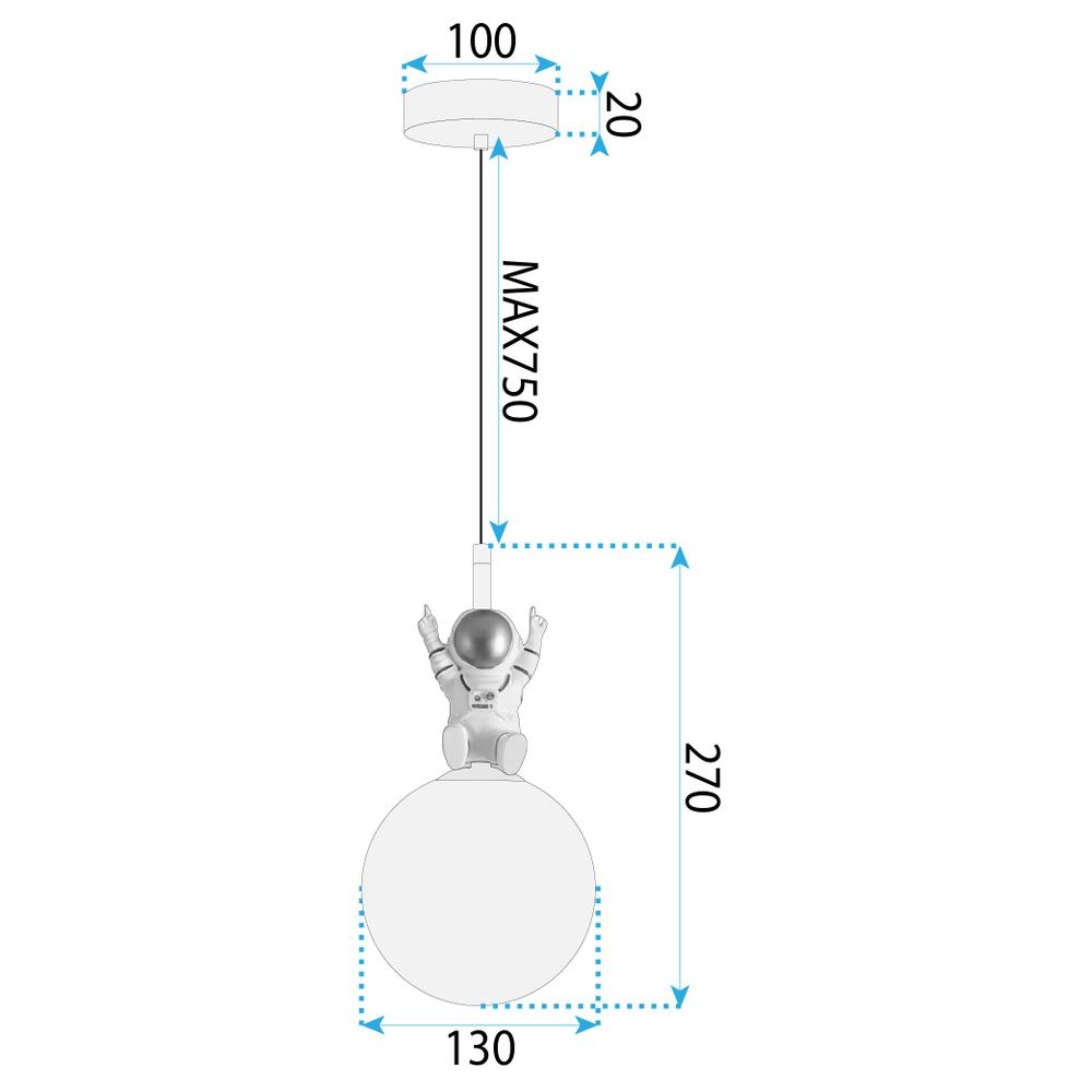 Лампа APP1805-1CP Cosmo