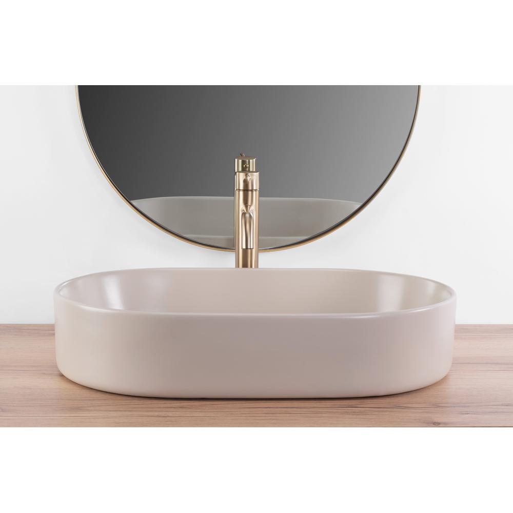 Countertop Basin Rea NADIA 60 BEIGE MATT