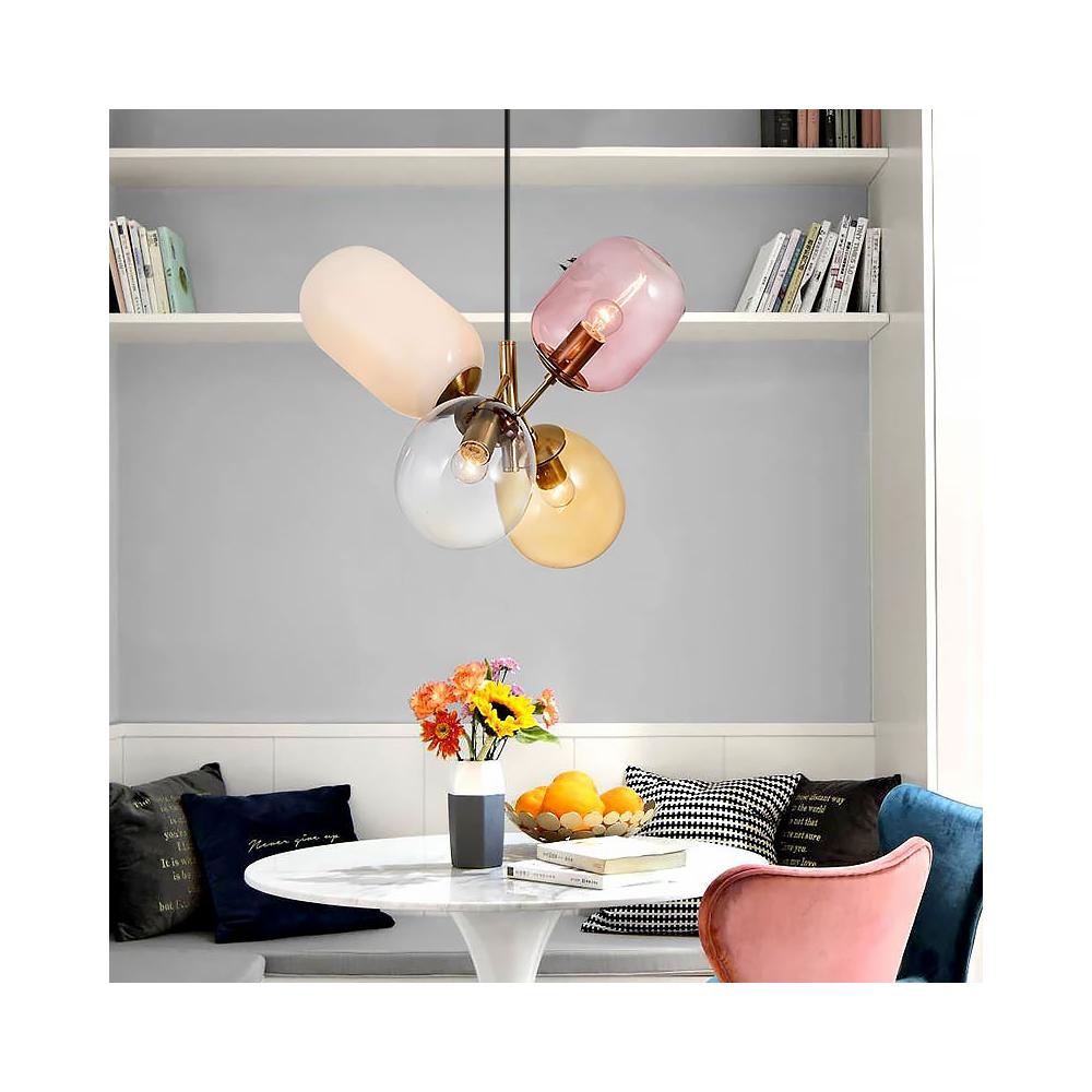 Deckenlampe Glas multicolour APP436-4C