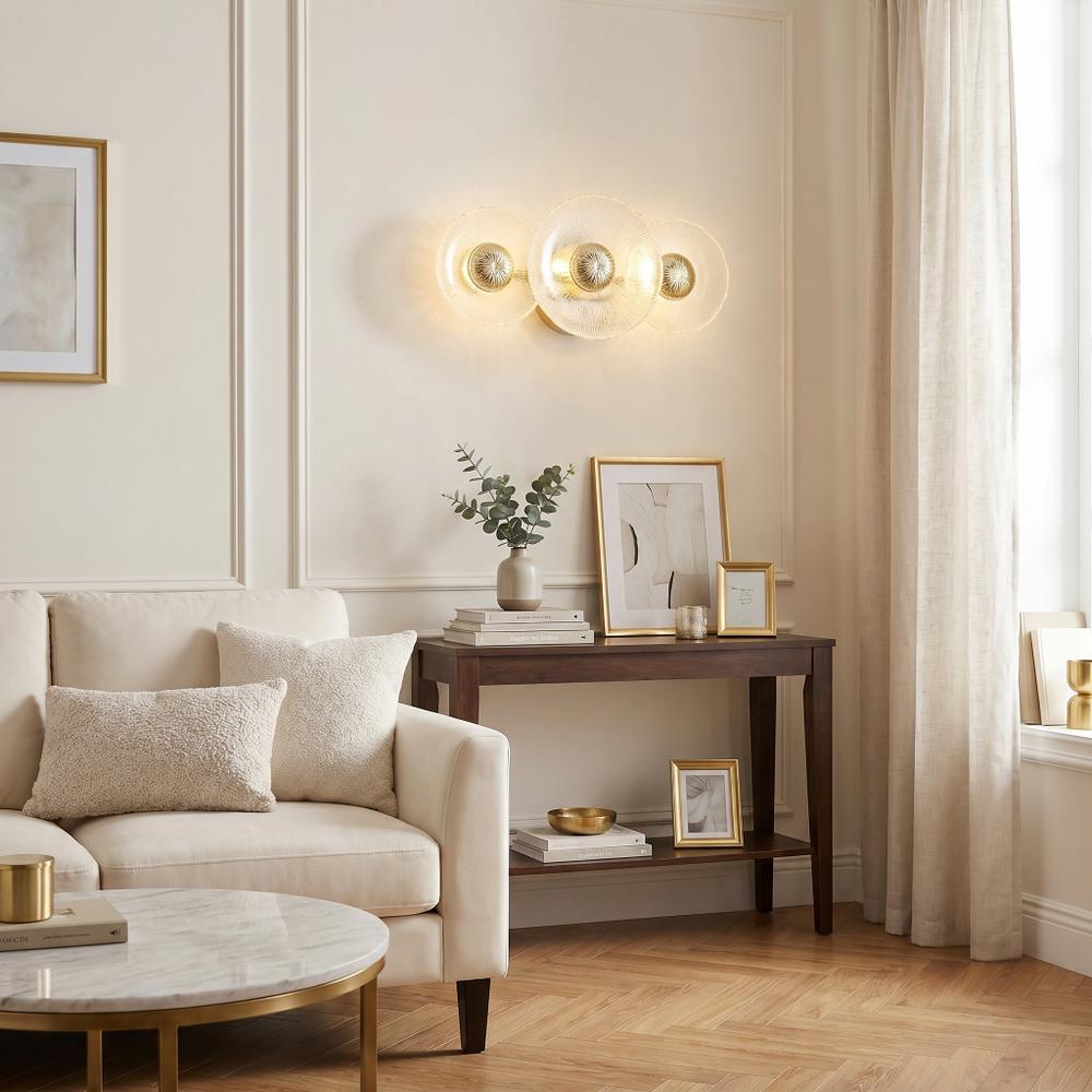 KINKIET ŚCIENNY LED SWE072-W ZŁOTY