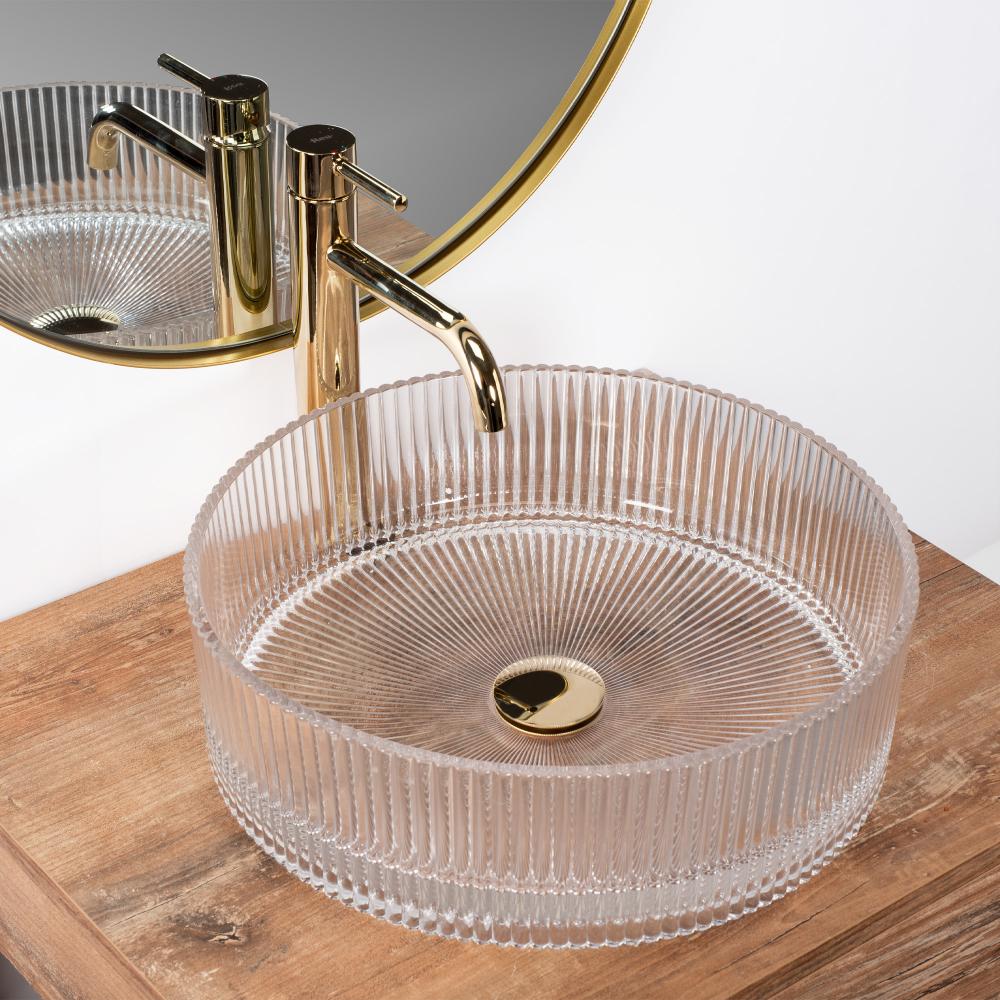 Nadgradni umivaonik Rea Ingrid Transparent