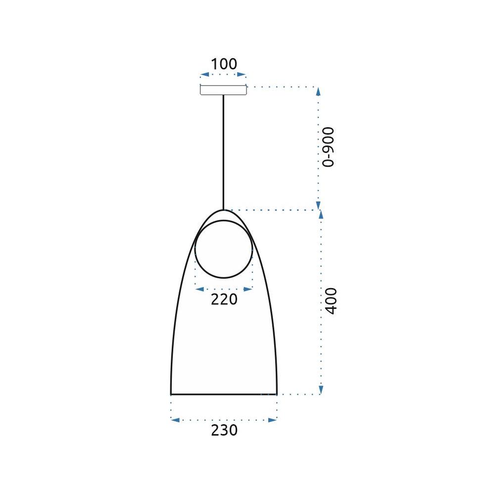Deckenlampe APP1029-1CP