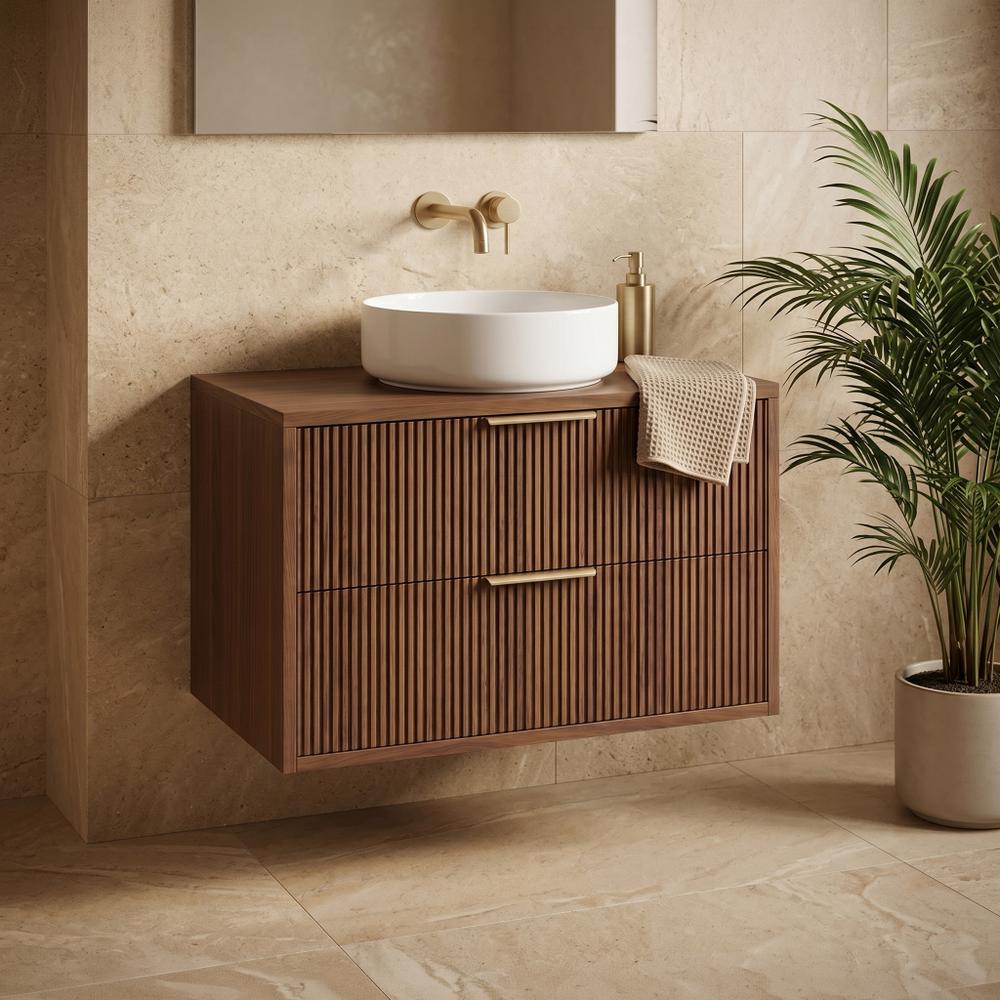 Тумба під умивальник Rea Mono 80cm Brown
