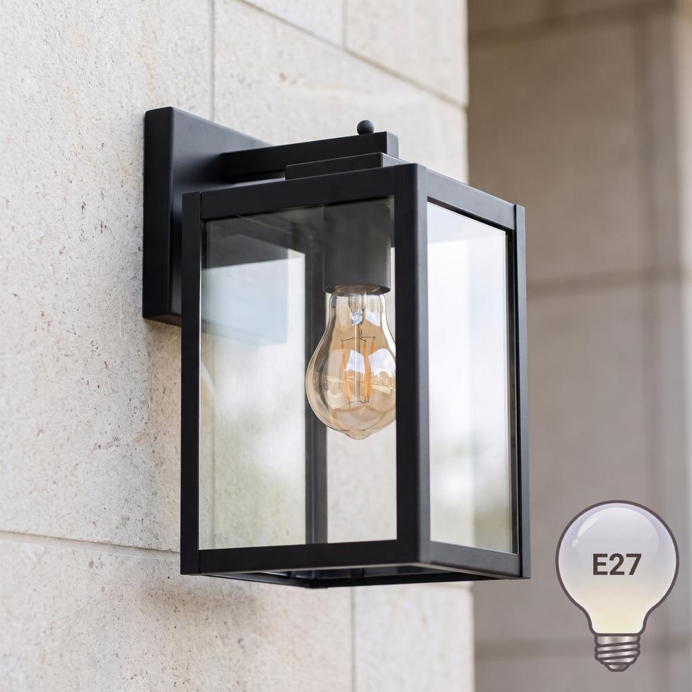 Lampa elewacyjna Kinkiet JNH038-1G Czarna