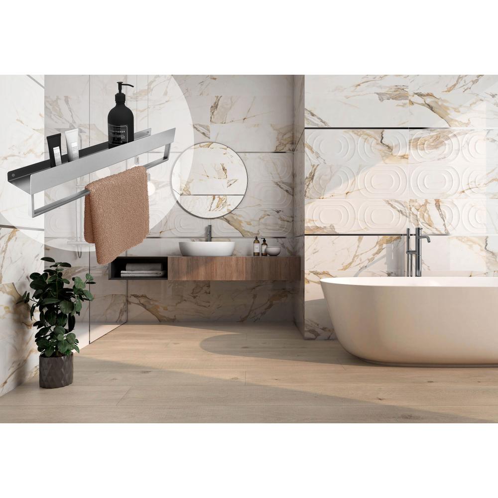 Police do koupelny SF01 45cm steel brush