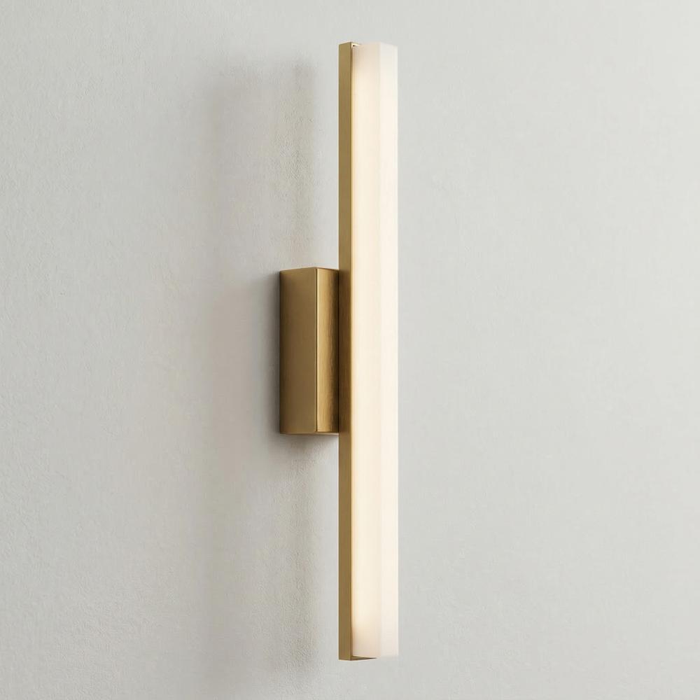 ΦΩΤΙΣΤΙΚΟ ΤΟΙΧΟΥ ΜΠΑΝΙΟΥ LED 60CM APP1852-1W BRUSH GOLD