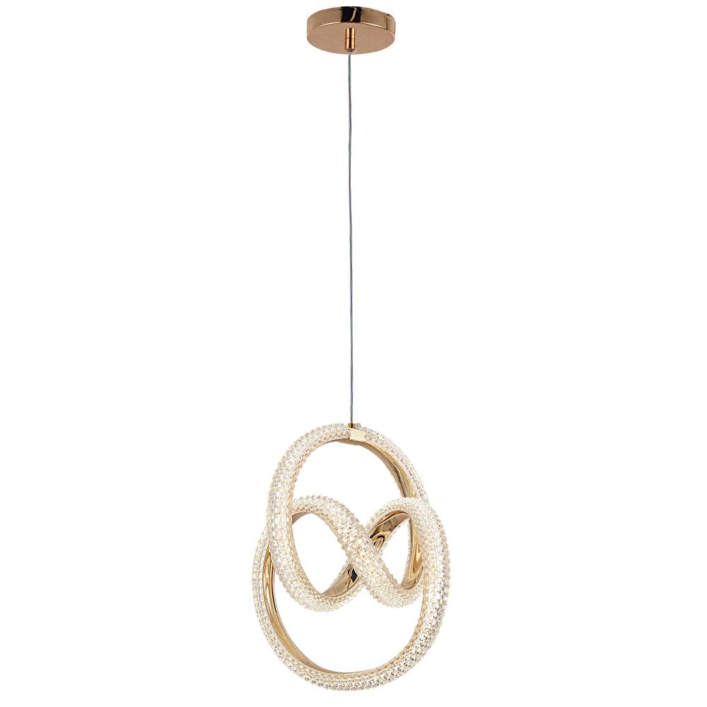 Підвісна Кришталева Лампа LED G068-CP Gold