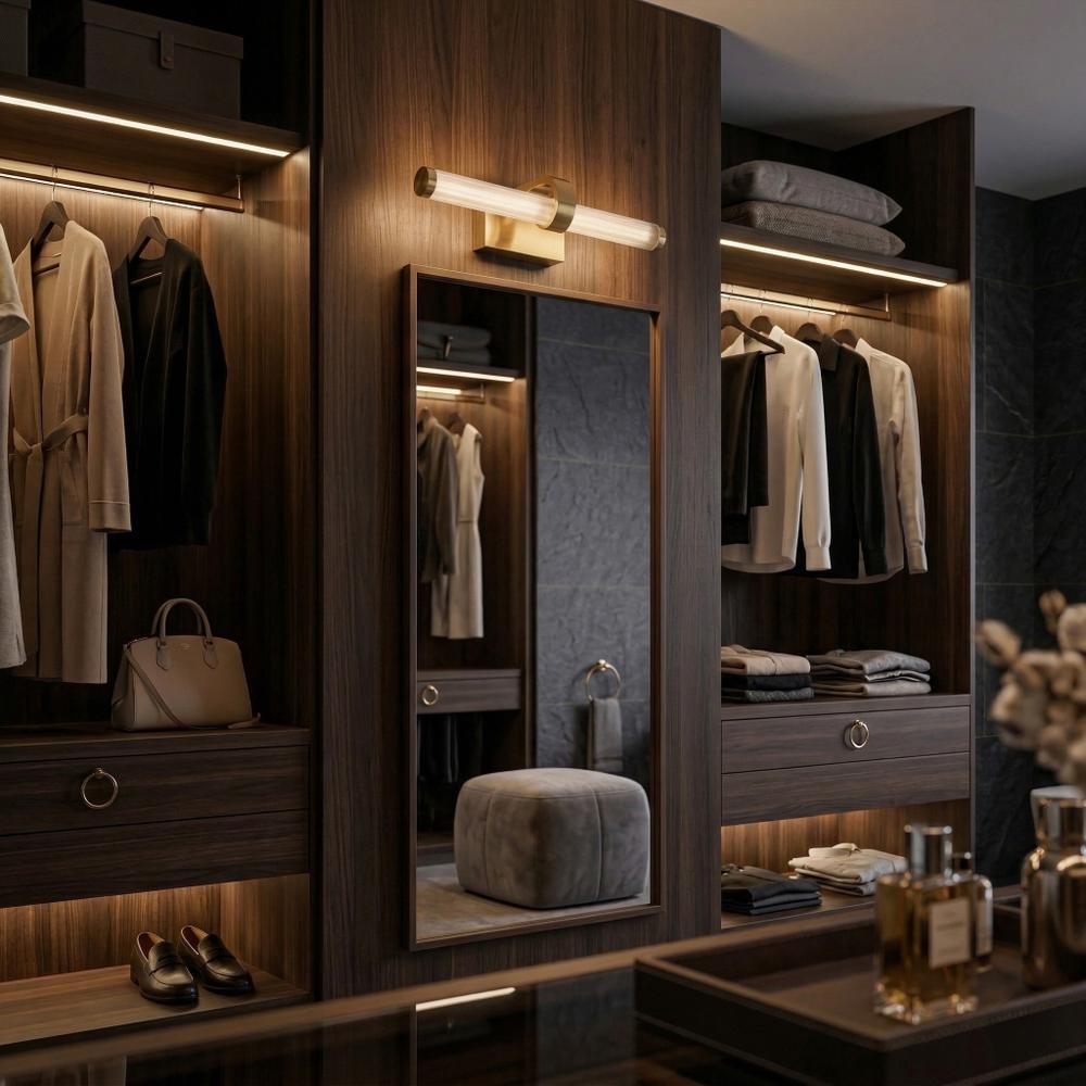 Kupaonska zidna LED lampa APP1885-1W 40cm BRUSH GOLD