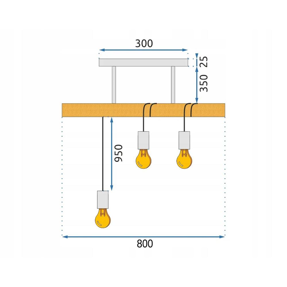 Deckenlampe APP973-3CP LINE