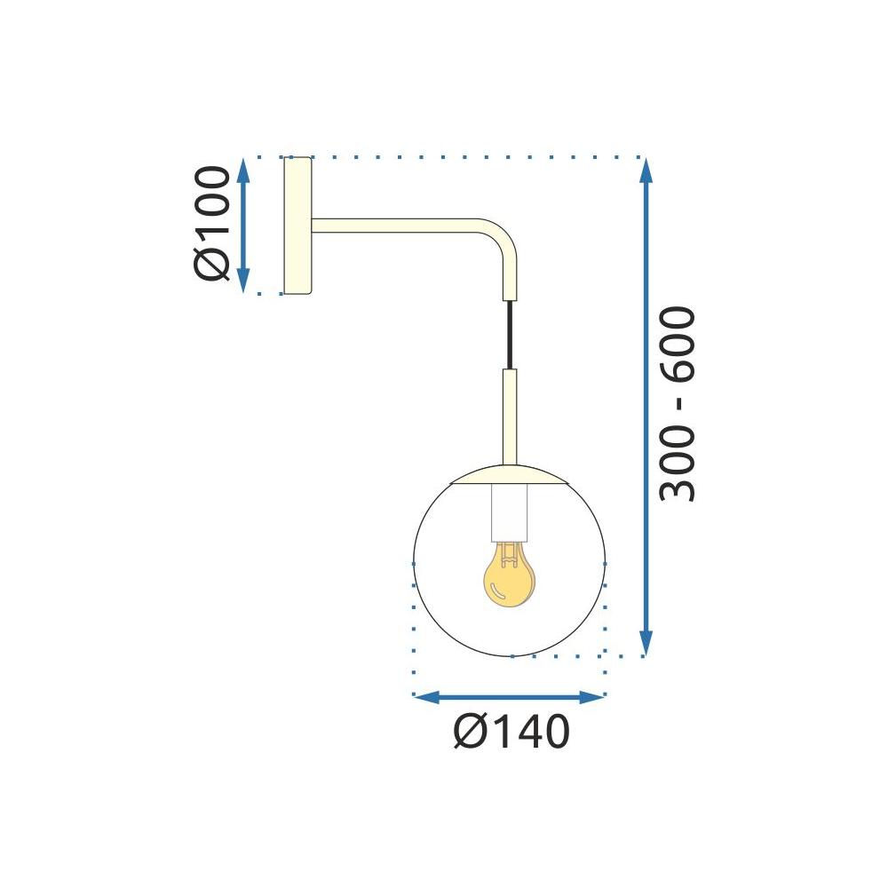 Аплик Gold APP685-1W