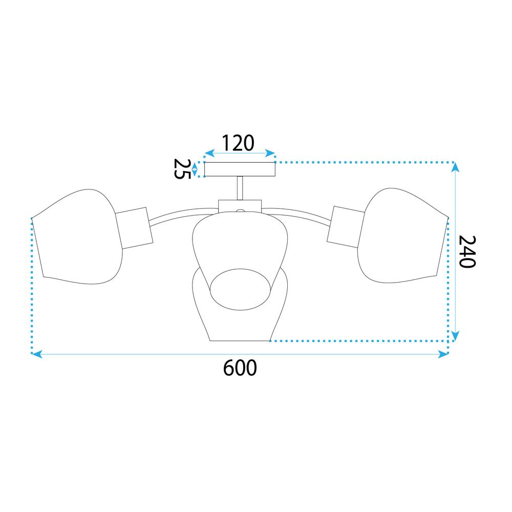 Deckenlampe boho  APP1590-6CP