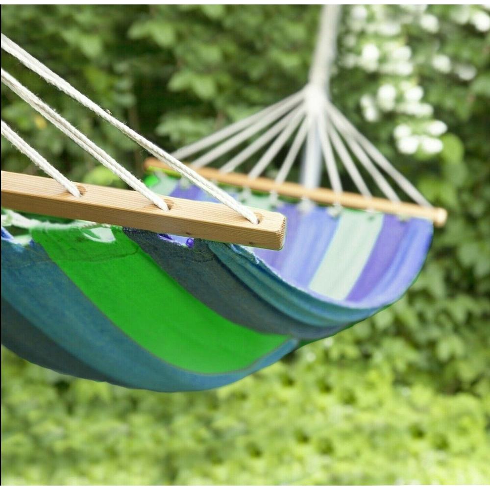 Hamak 1-osobowy z poprzeczką 80cm 480144B BLUE