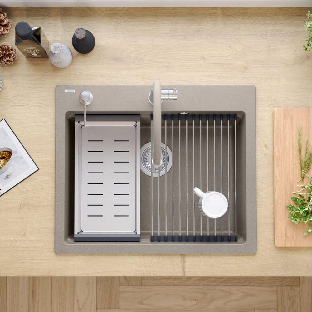 гранитная мойка KURT 110 WORKSTATION BEIGE