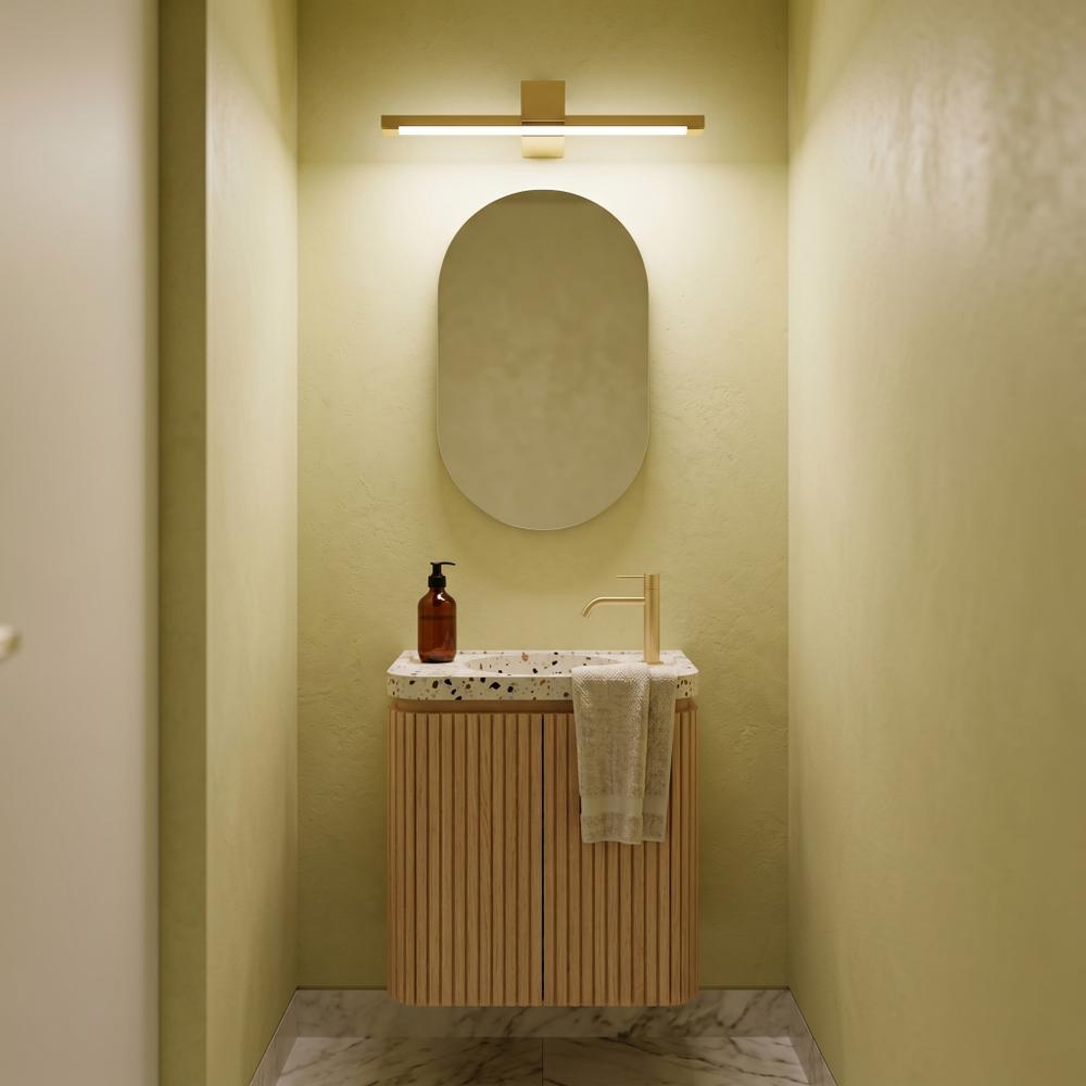 Koupelnové nástěnné LED svítidlo SWE044-1W 60cm GOLD