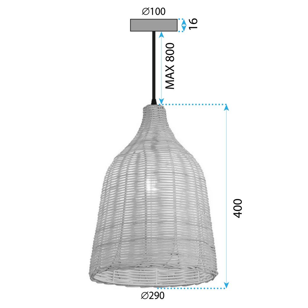 Deckenlampe NATURAL APP1646-1CP