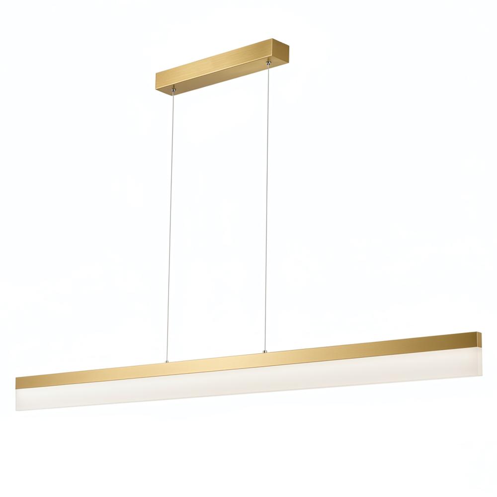 Deckenleuchte LED APP1694-CP 120 cm Brush Gold