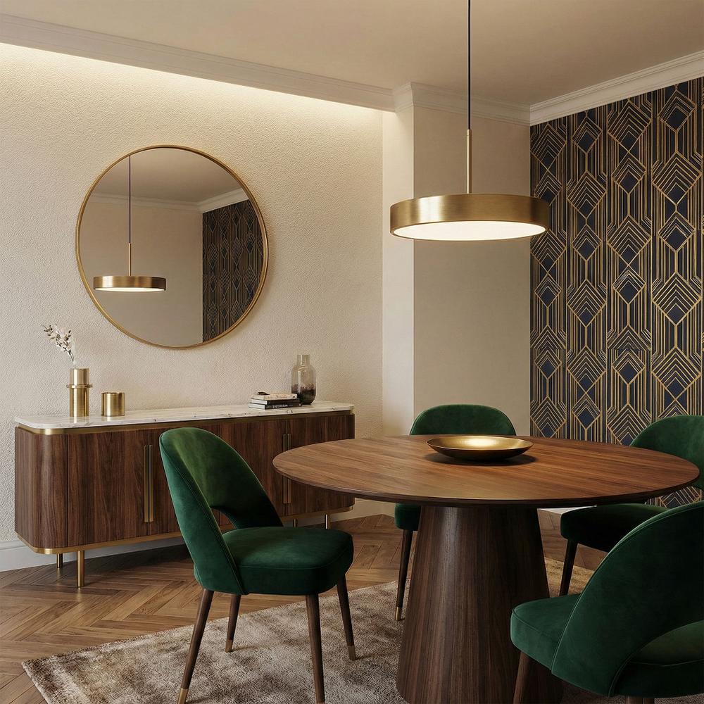 Lampe LED APP1687-1CP 30CM BRUSH GOLD