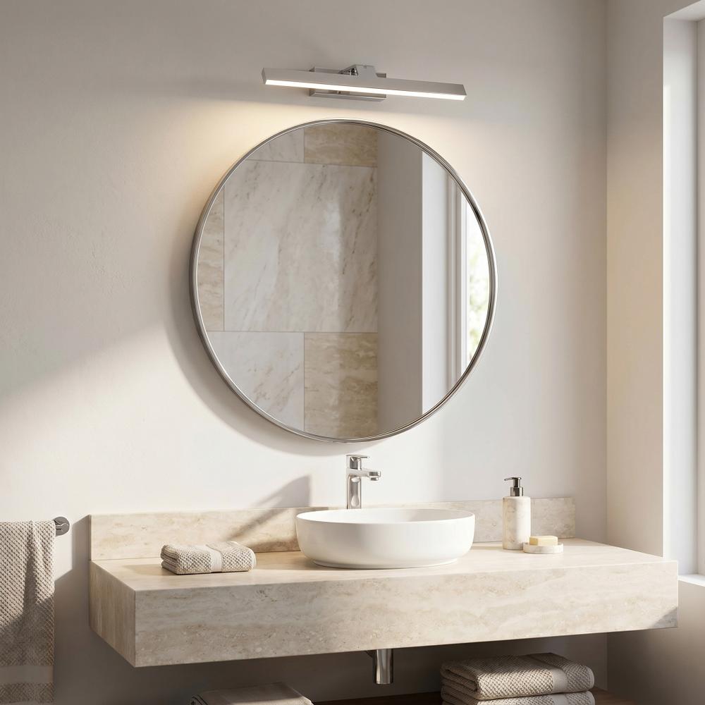Stenen LED aplik za banya SWE001-1W 43cm CHROME