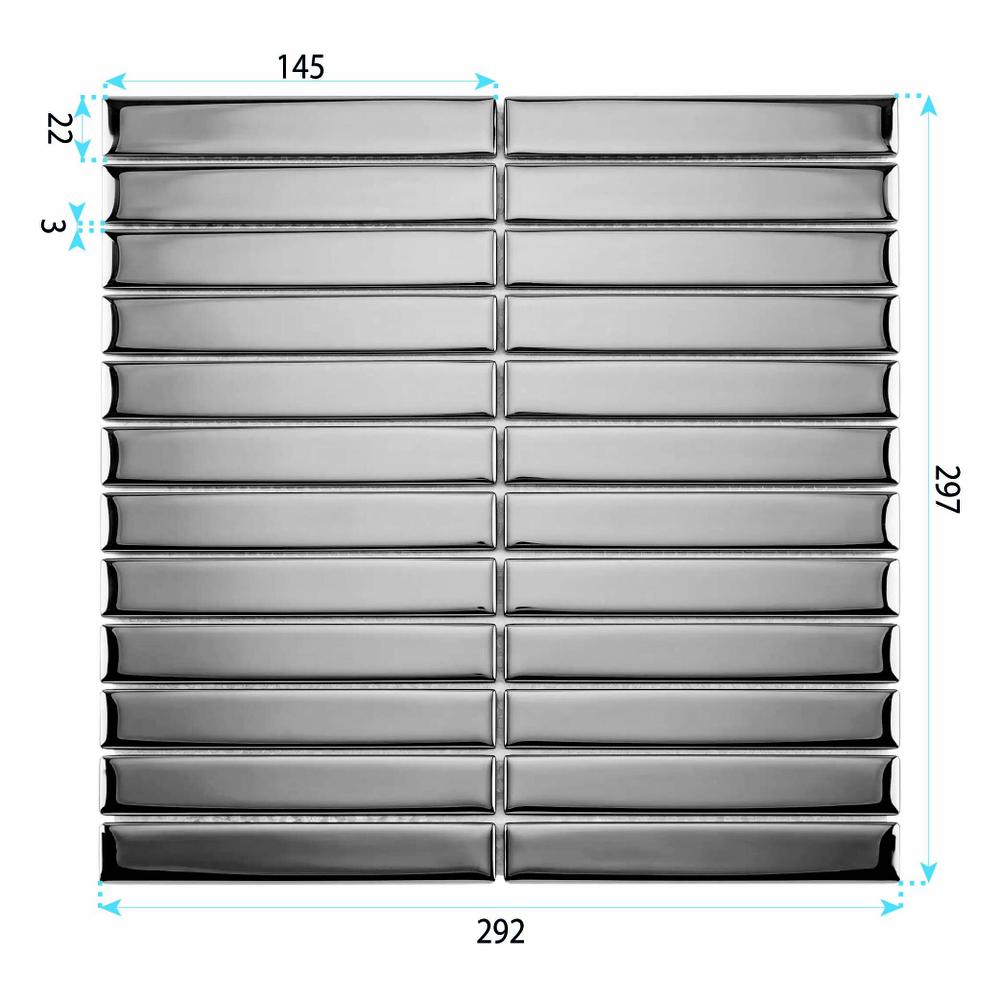Glass Wall Mosaic REA P14457