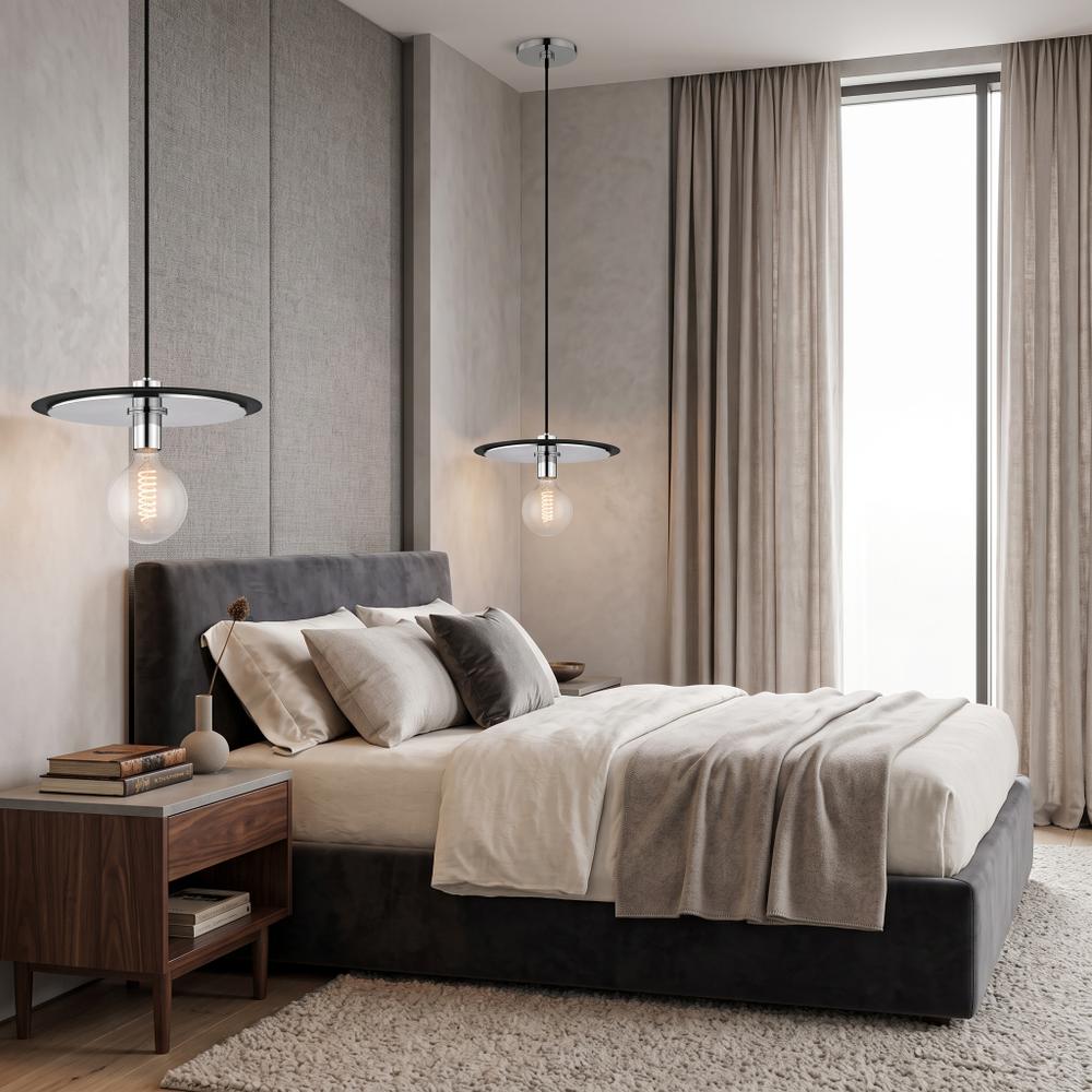 Lampa Wisząca APP1214-1CP Czarna