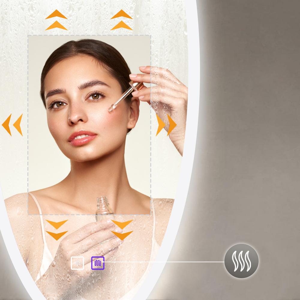 LED sienas spogulis 50x120cm WWA