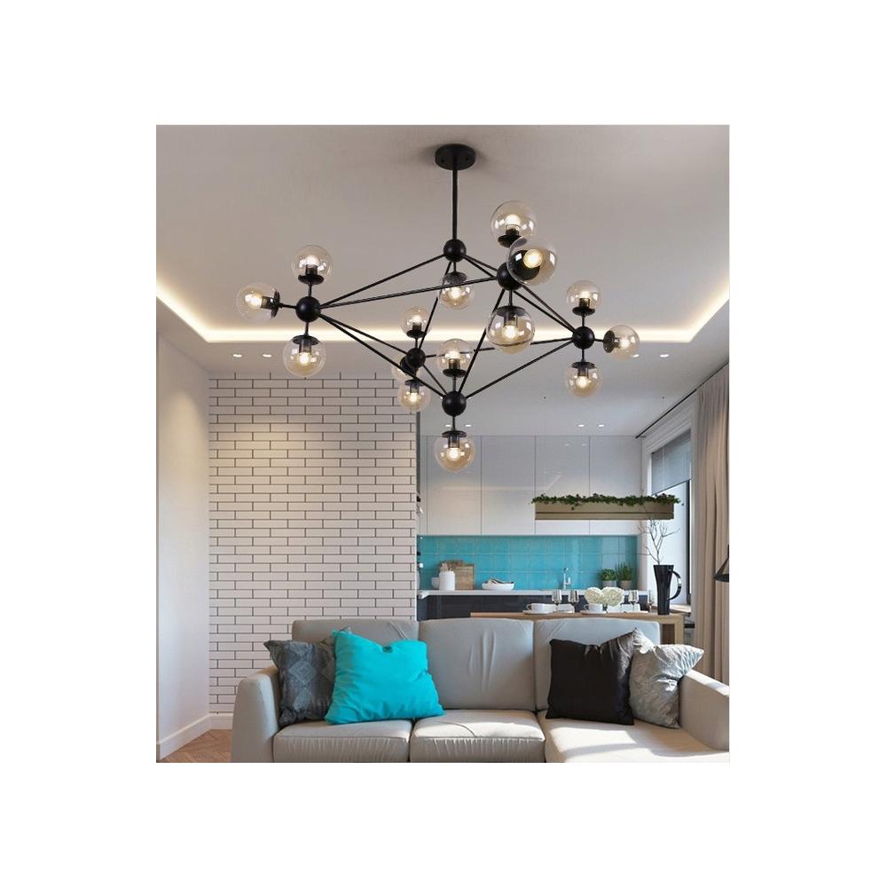 Deckenlampe Metall black XXL APP265-15C