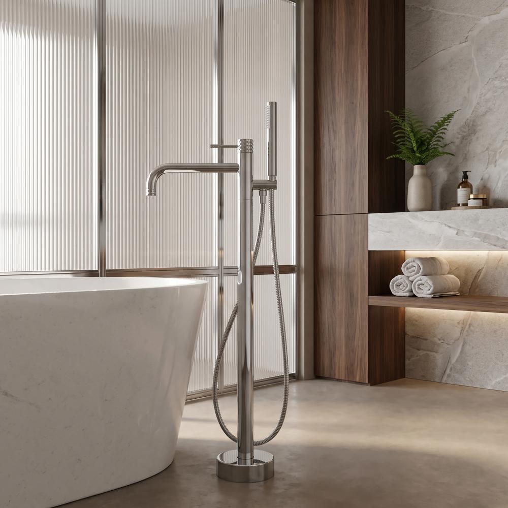 Bateria wannowa podłogowa Rea Lungo Diamond Chrom