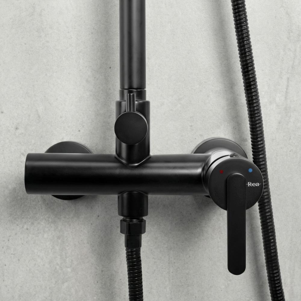 σετ ντους Rea Ontario Black