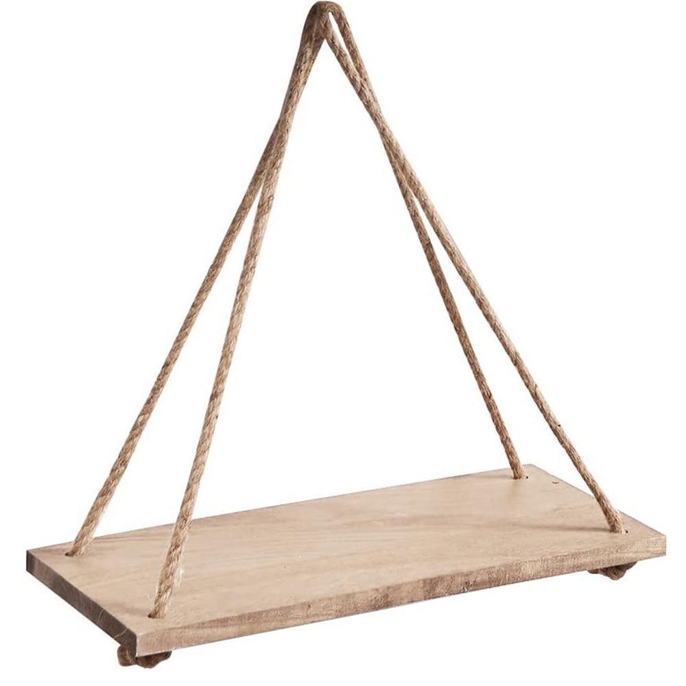 Półka ścienna drewniana 21 WHITE