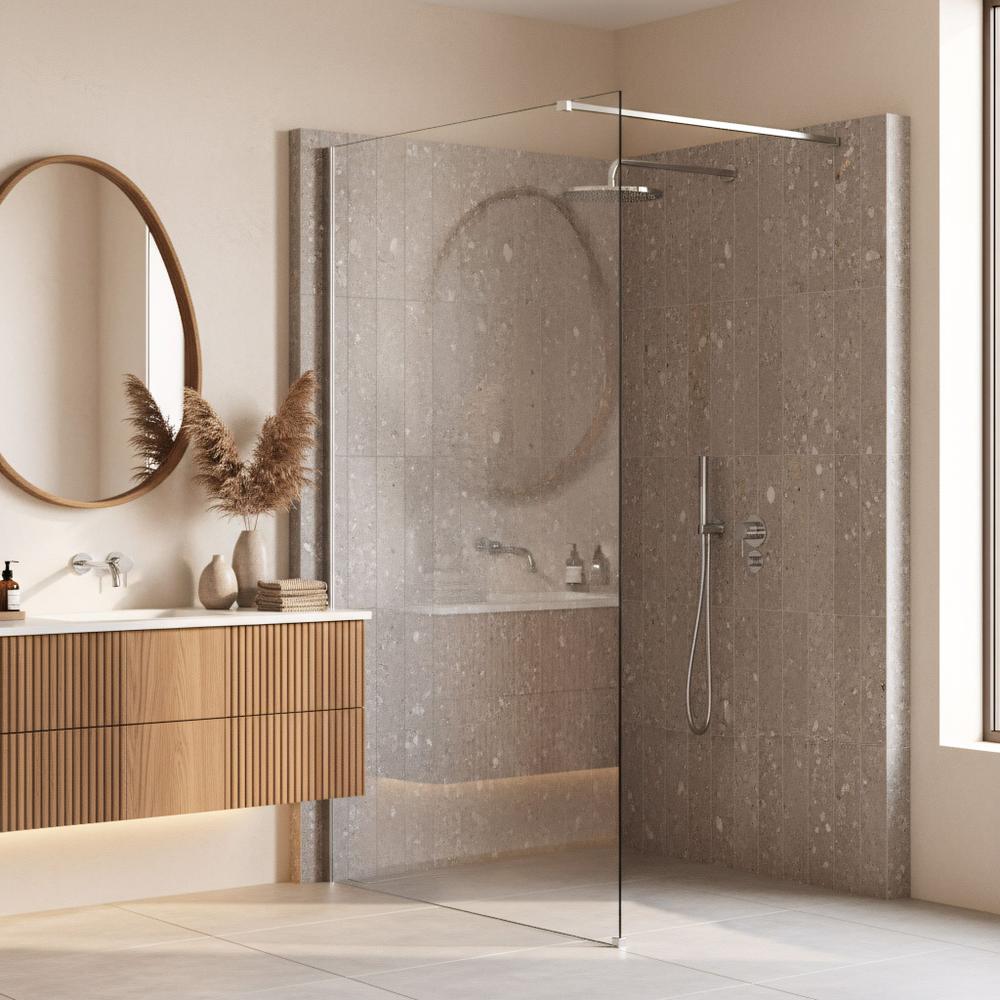Dušo siena Rea Flexi Transparent / Chrome 70