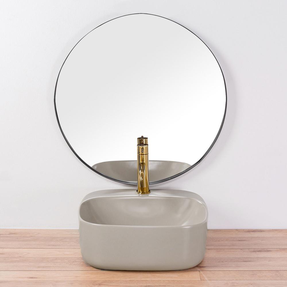 Nadblatni umivaonik Rea Luiza 42 Svijetlo sivi MAT