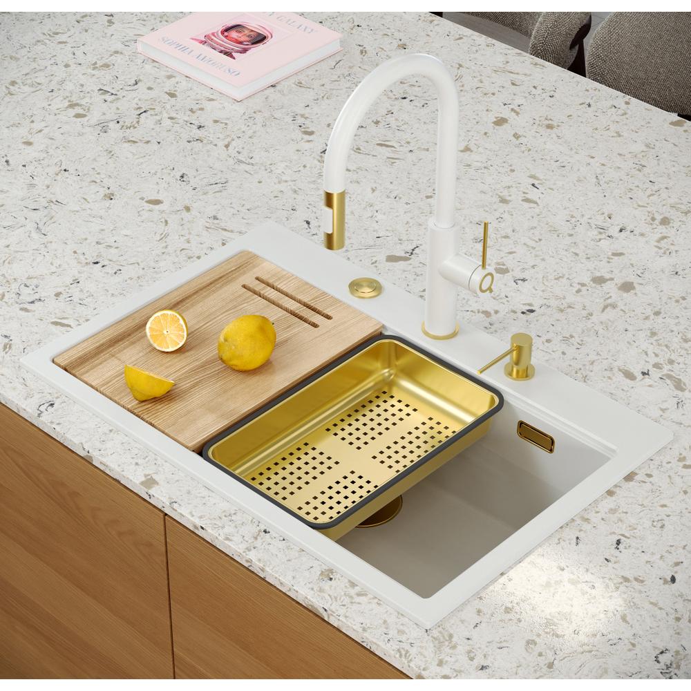 évier en granit MARC 110 WORKSTATION White