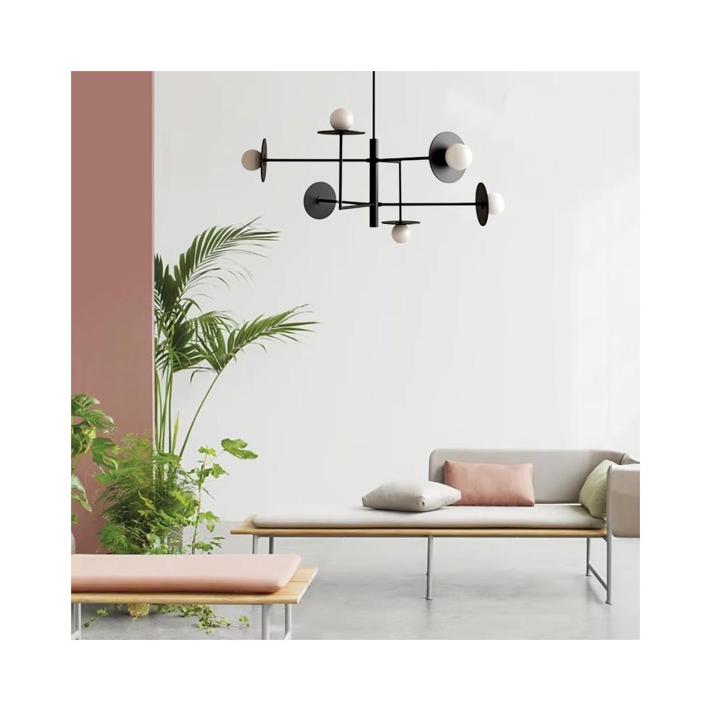 Lampe APP1668-6CP Black