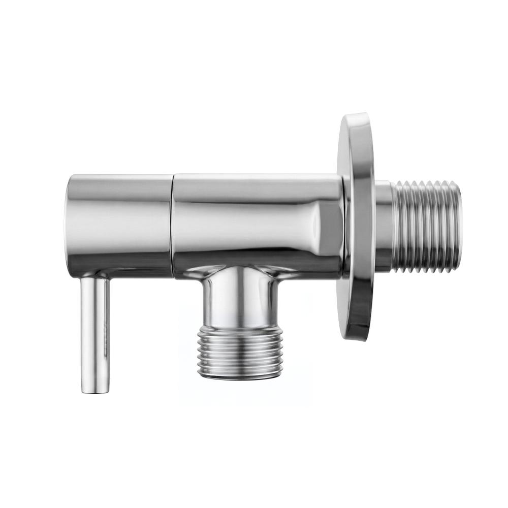 Zawór kątowy 1/2" x 3/8" Chrom
