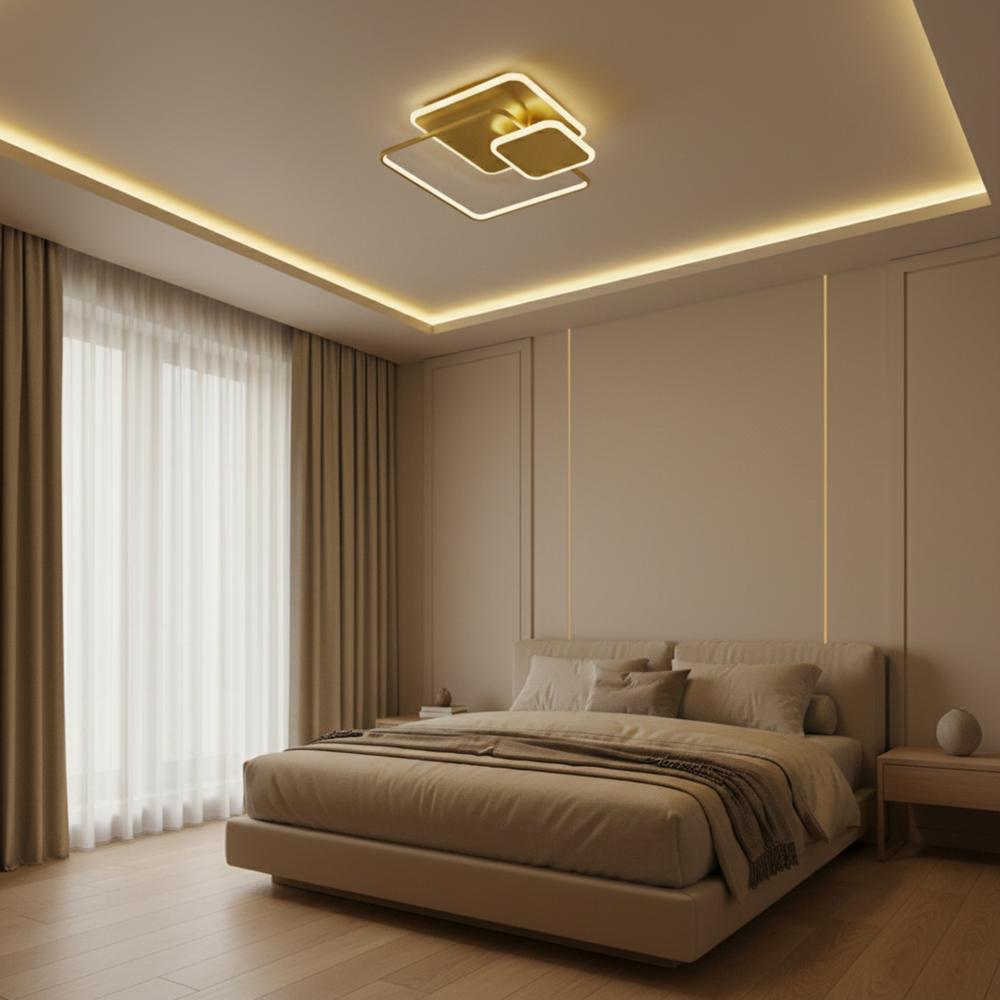 Люстра стельова APP1713-C GOLD LED