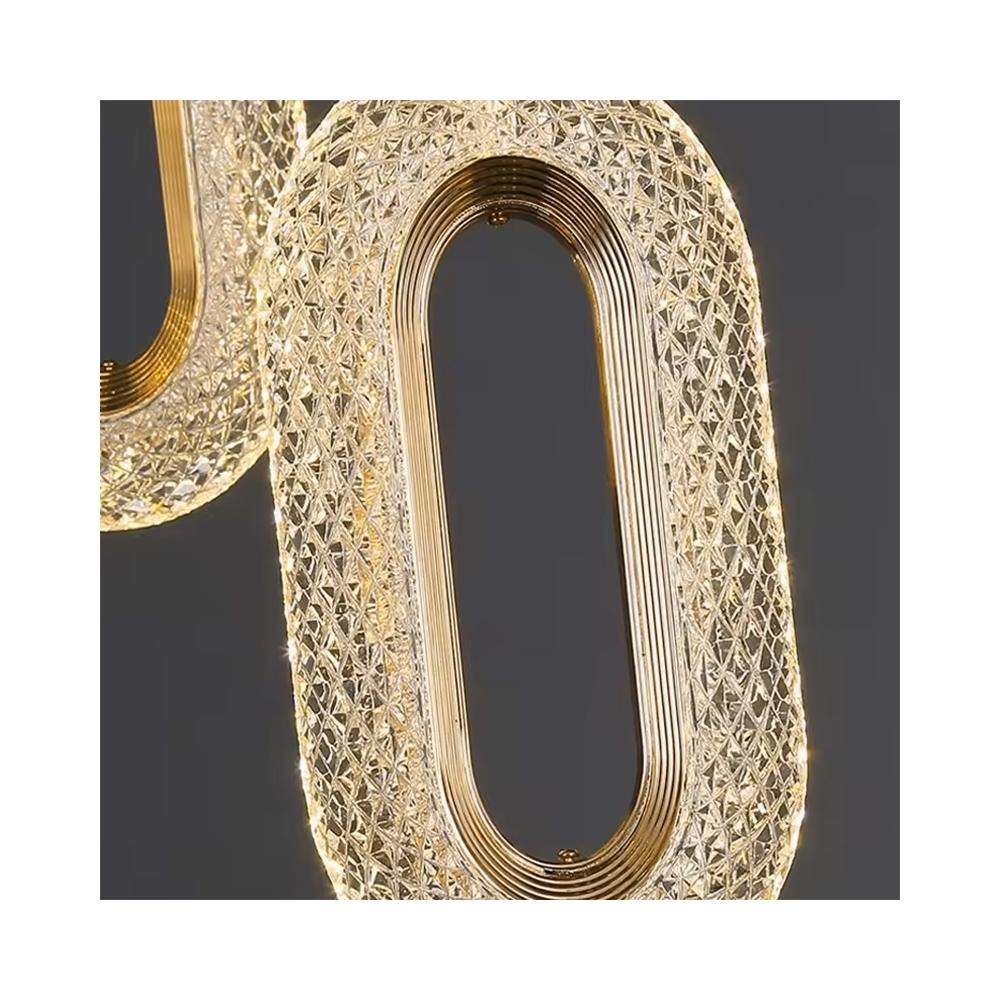 Kristall-Hängelampe G113-1CP GOLD