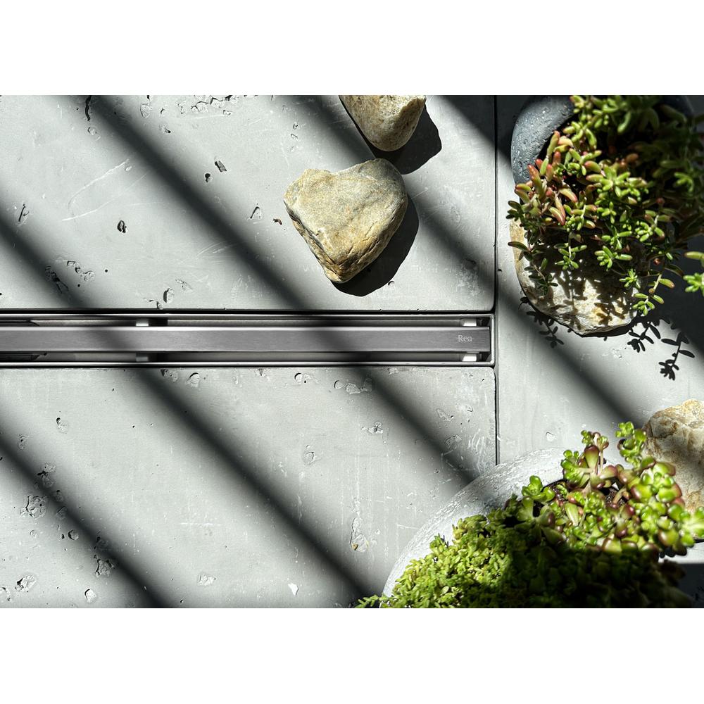 Odpływ Liniowy REA NEOX SLIM PRO STAL SZCZOTKOWANA 70