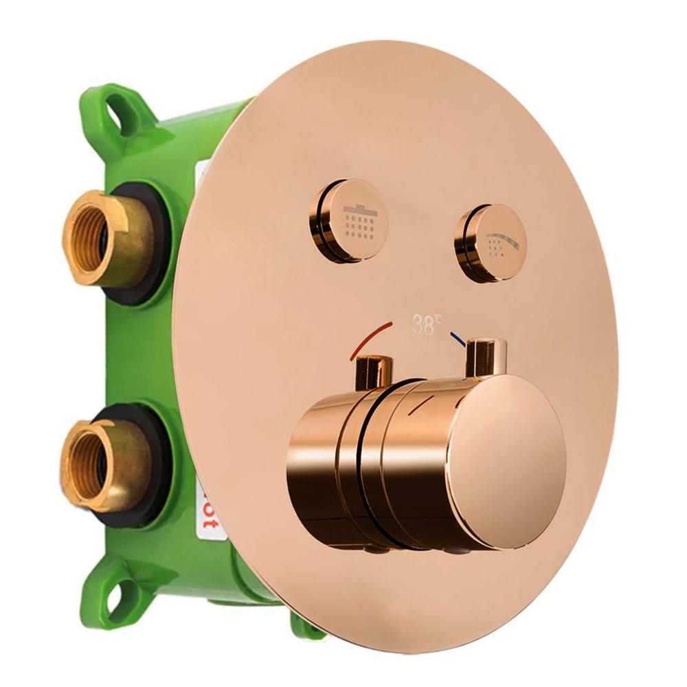 Built-in shower set Rea LUNGO MILER COPPER  + BOX