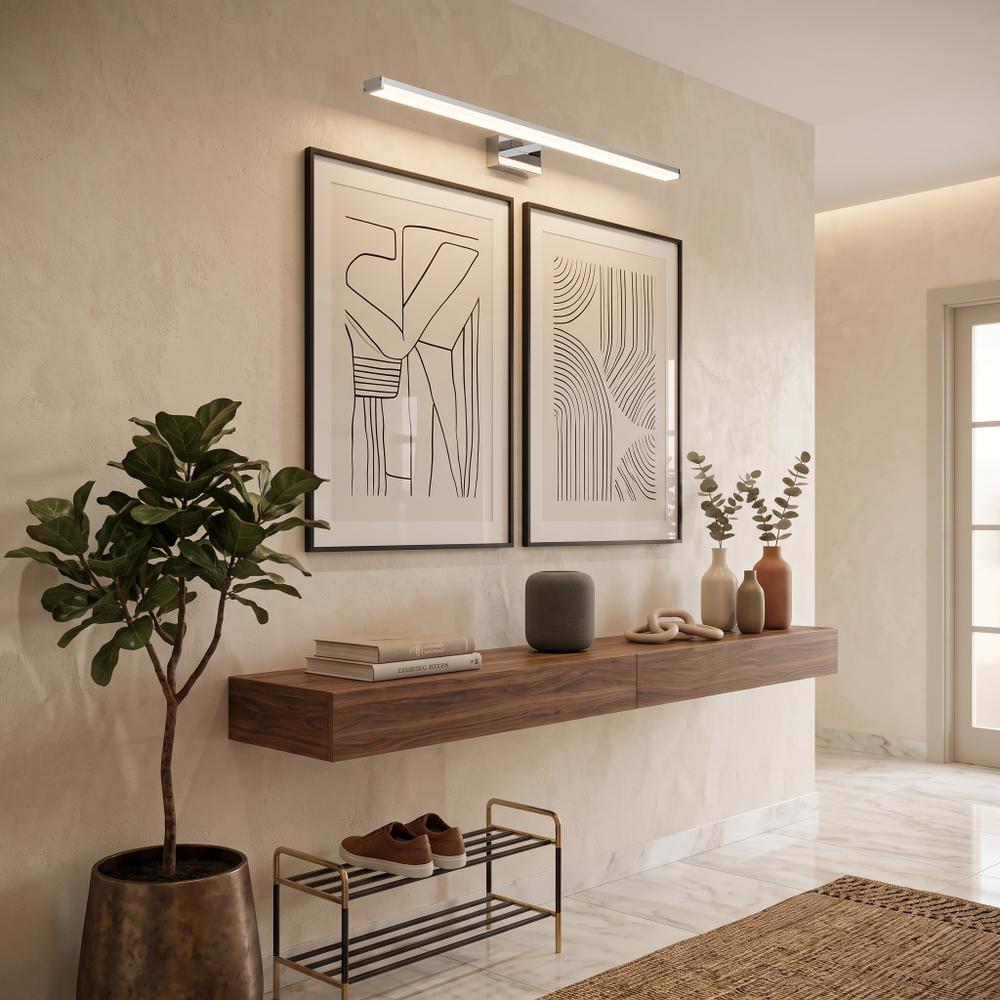LAMPA KINKIET ŁAZIENKOWY LED NAD LUSTRO 12W 58CM APP369-1W CHROM