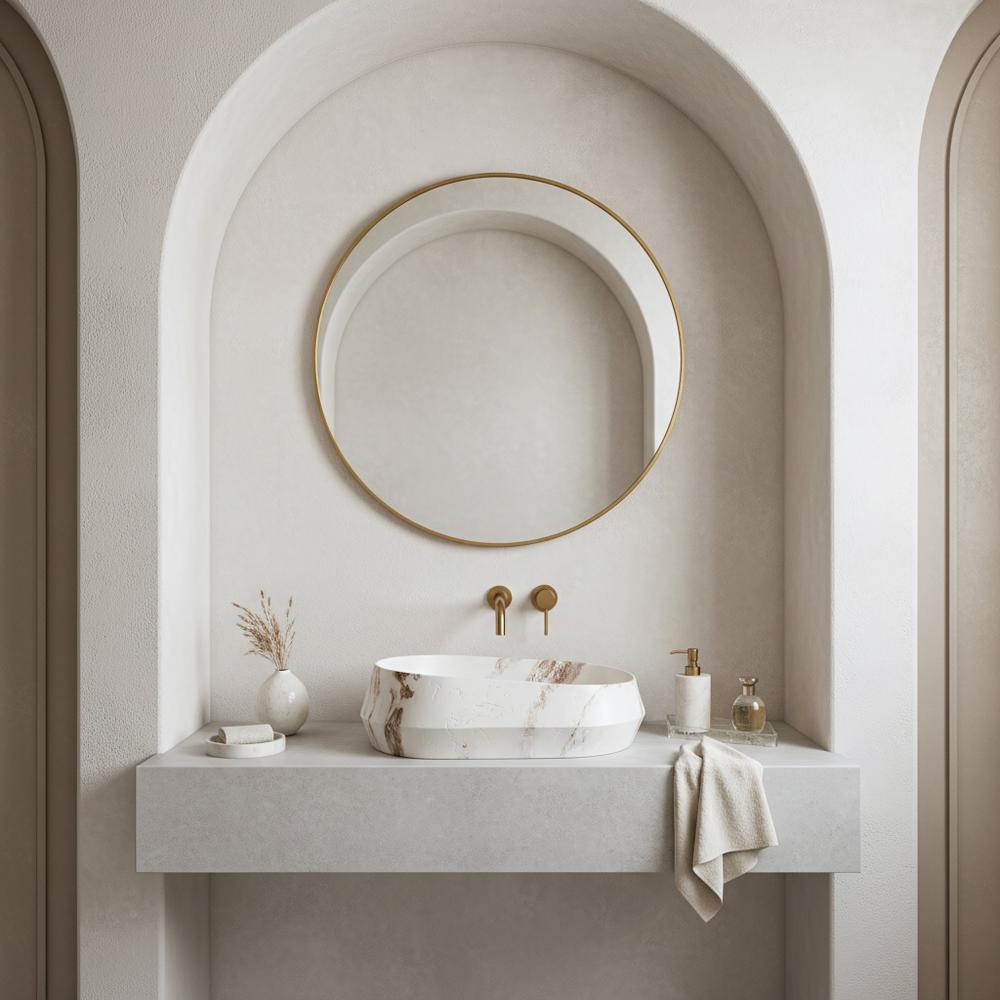 Umywalka nablatowa Rea Zoe Travo